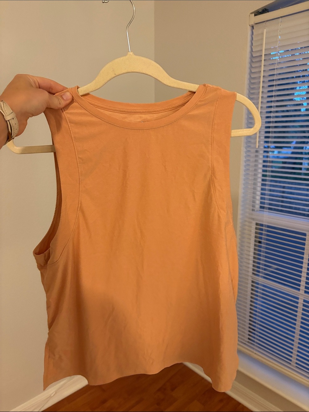 Old Navy Peachy Orange High-Neck Tank Top